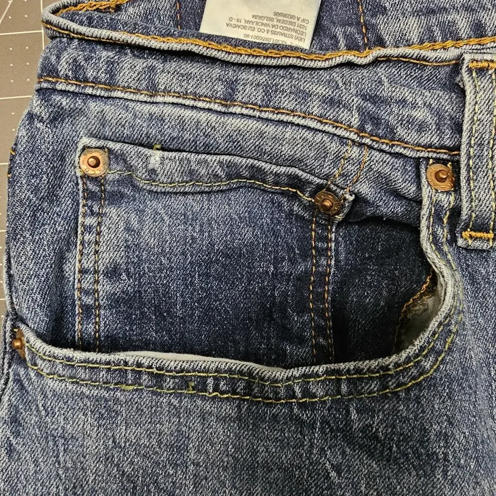 Levis 559 Jeans 33x34 Blue Loose Relaxed Baggy Straight Y2K Streetwear Workwear